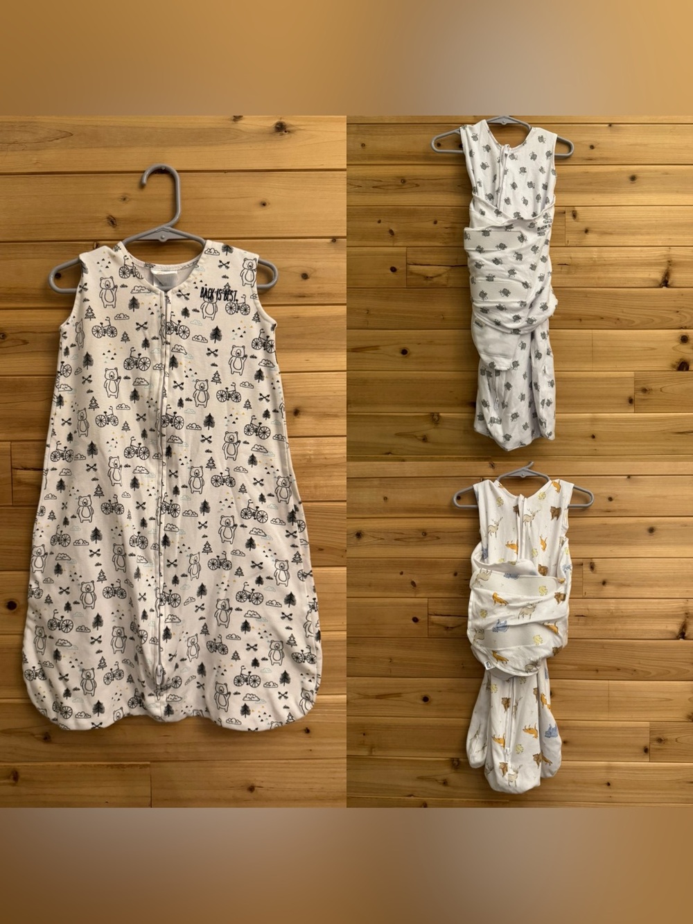 Halo Small Bundle Cotton Sleepsack Swaddle Animal Print Gender Neutral